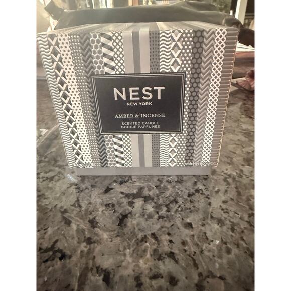 Nest Other - New NEST New York Fragrances Amber & Incense Scented 3-Wick Candle, 21 Oz